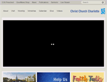 Tablet Screenshot of christchurchcharlotte.org